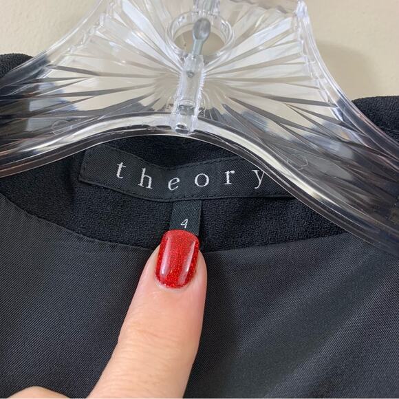 Theory Wool Tailor Black Blazer - Picture 3 of 9